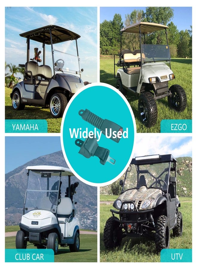 10 ال 0 ال أحزمة أمان عربات الجولف 10L0L لياماها/إيزي جو/كلوب كار/جو كارت ATV UTV، أحزمة أمان عالمية قابلة للسحب بطول 42 بوصة مع شهادة DOT، مشبك بديل بمقبض مرن، تركيب سهل بالضغط - Image 4